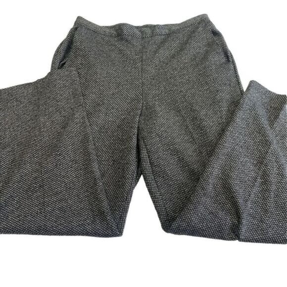 Alfred Dunner Pull-On Pants Women Size 10P Gray elastic waist knit pants Pocket - Picture 13 of 15